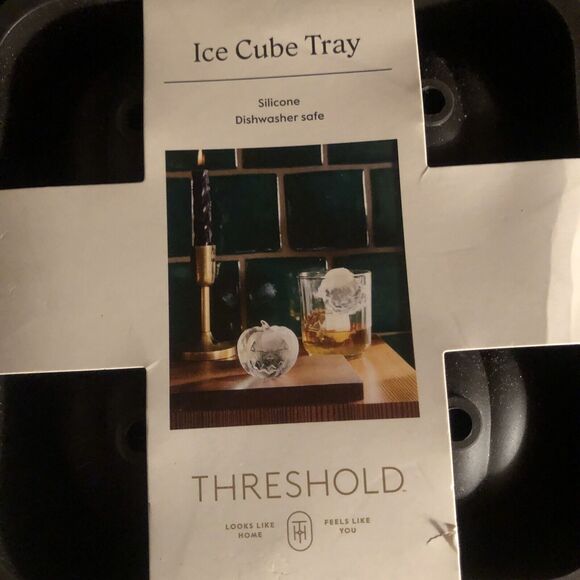 Threshold Pumpkin 🎃 Flexible Silicone Ice Cube Mold Black 3D Shape Fall NEW! - Picture 4 of 5